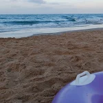 Foto de una playa en la página 'Conóceme'